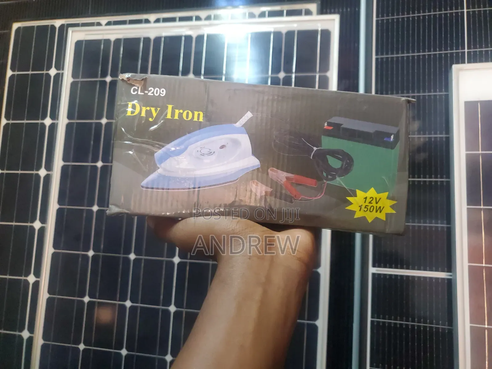 12V 150W Solar Dry Iron Box