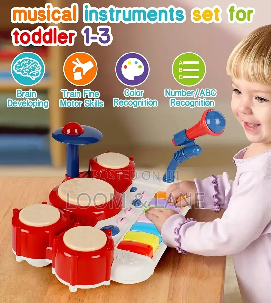 2-in-1 Musical Toy for Toddlers
