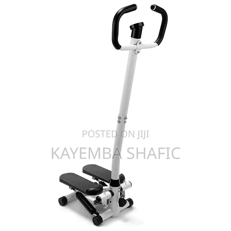 Mini Fitness Stepper Machine With Adjustable Handlebar & LCD Monitor