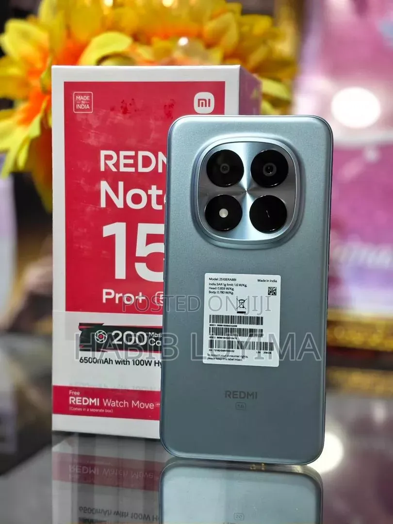 New Xiaomi Redmi Note 15 Pro+ 512 GB Silver