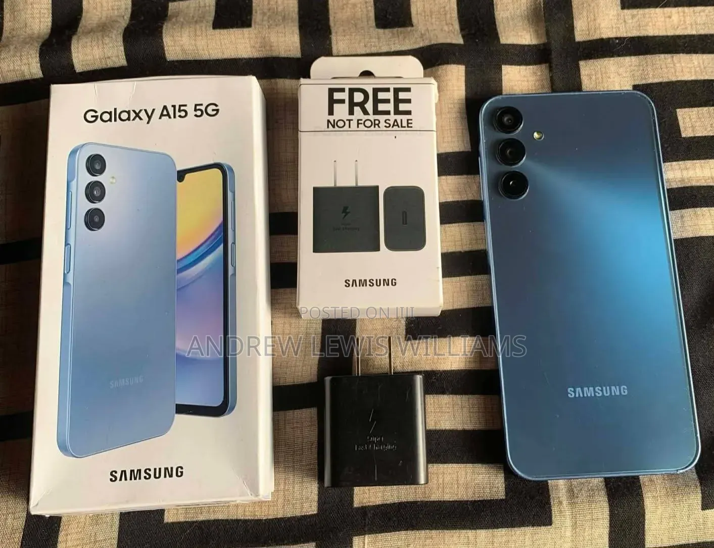 New Samsung Galaxy A15 5G 256 GB Blue
