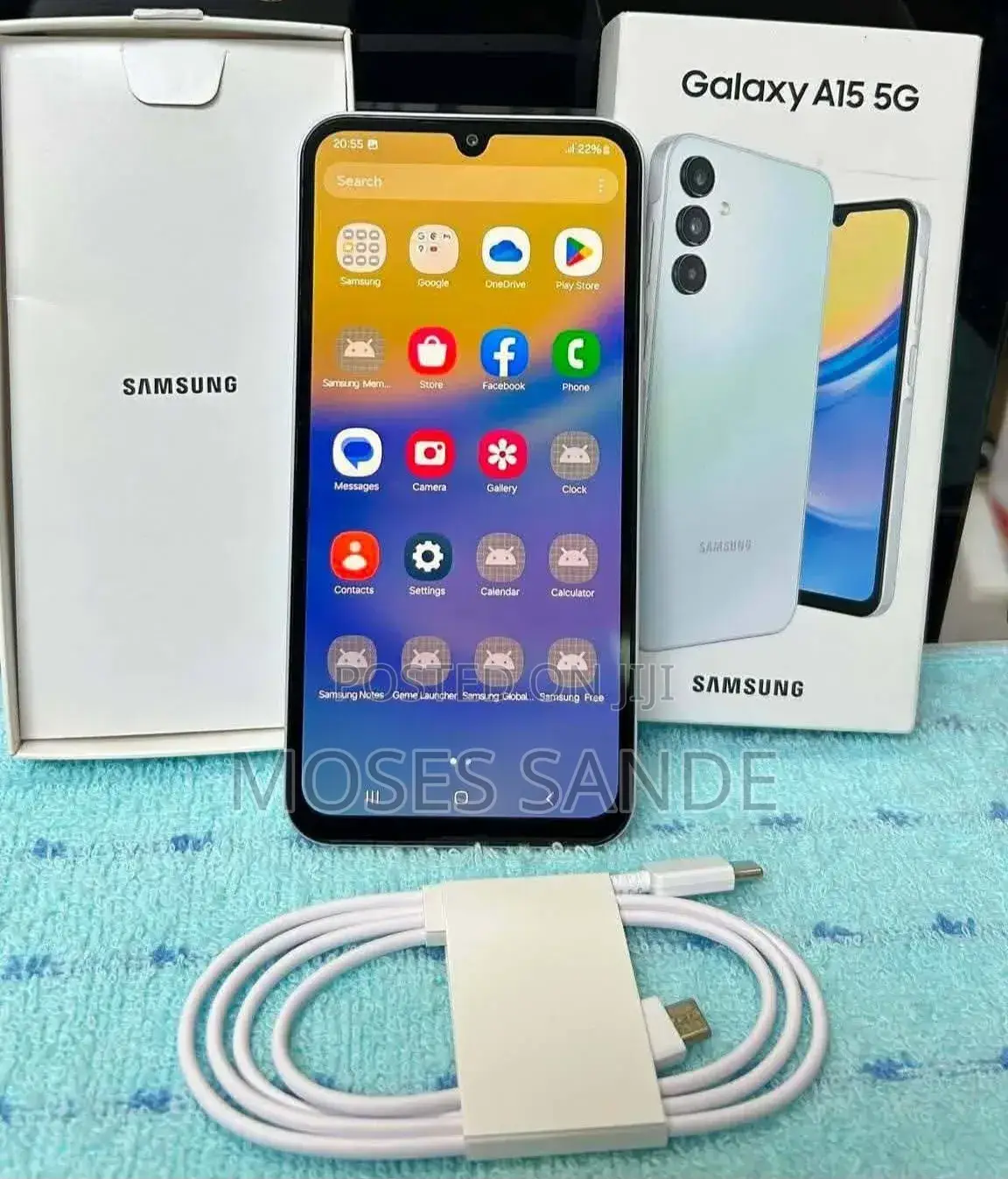 New Samsung Galaxy A15 5G 256 GB Blue