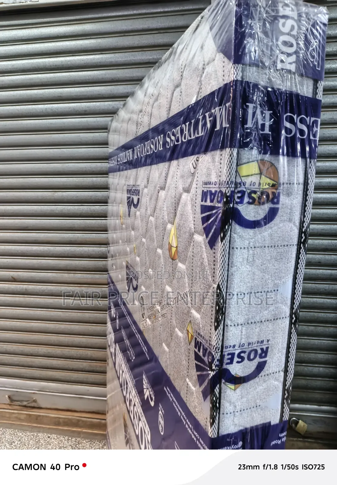3x6 By6 Inches. Mattress Rosefoam High Density
