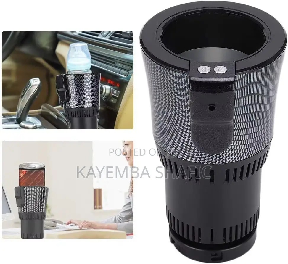 Intelligent Heating and Cooling Car Cup Holder - 12V Smart Mug