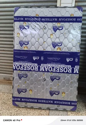 5x6 By6 Inches High Density Mattress / Rosefoam Mattresses
