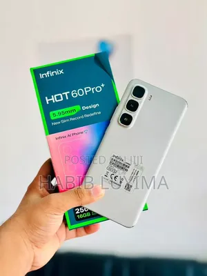 New Infinix Hot 60 Pro+ 256 GB White