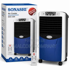 SONASHI SAC-204 Air Cooler 75W With Remote Control – 3 Speed Modes