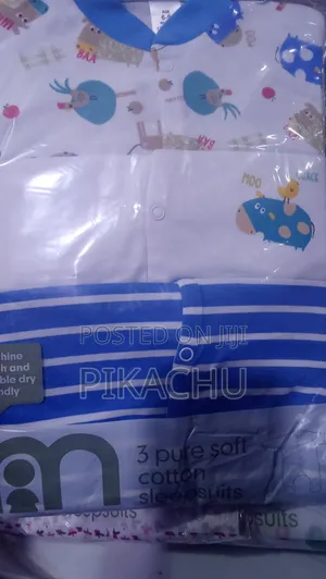 Three Piece Cotton Overalls for Babies