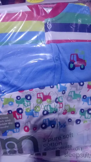 Three Piece Cotton Overalls for Babies