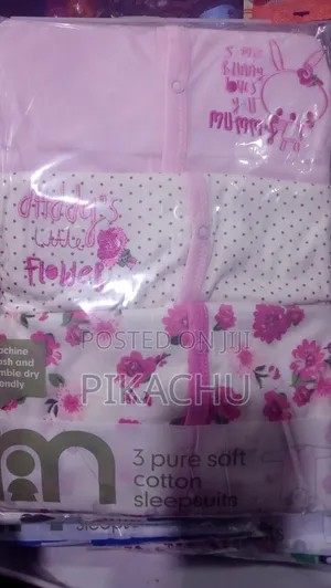 Three Piece Cotton Overalls for Babies