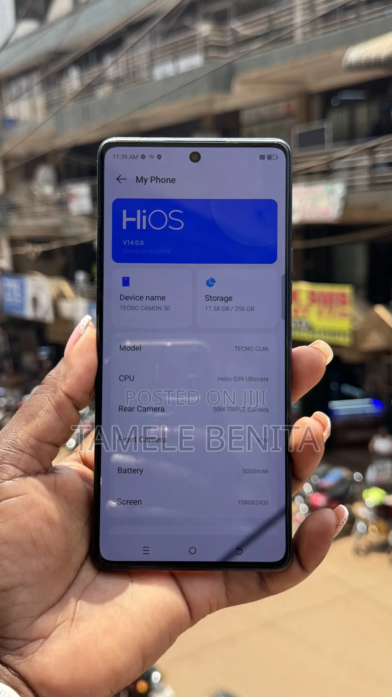 Tecno Camon 30 256 GB Black