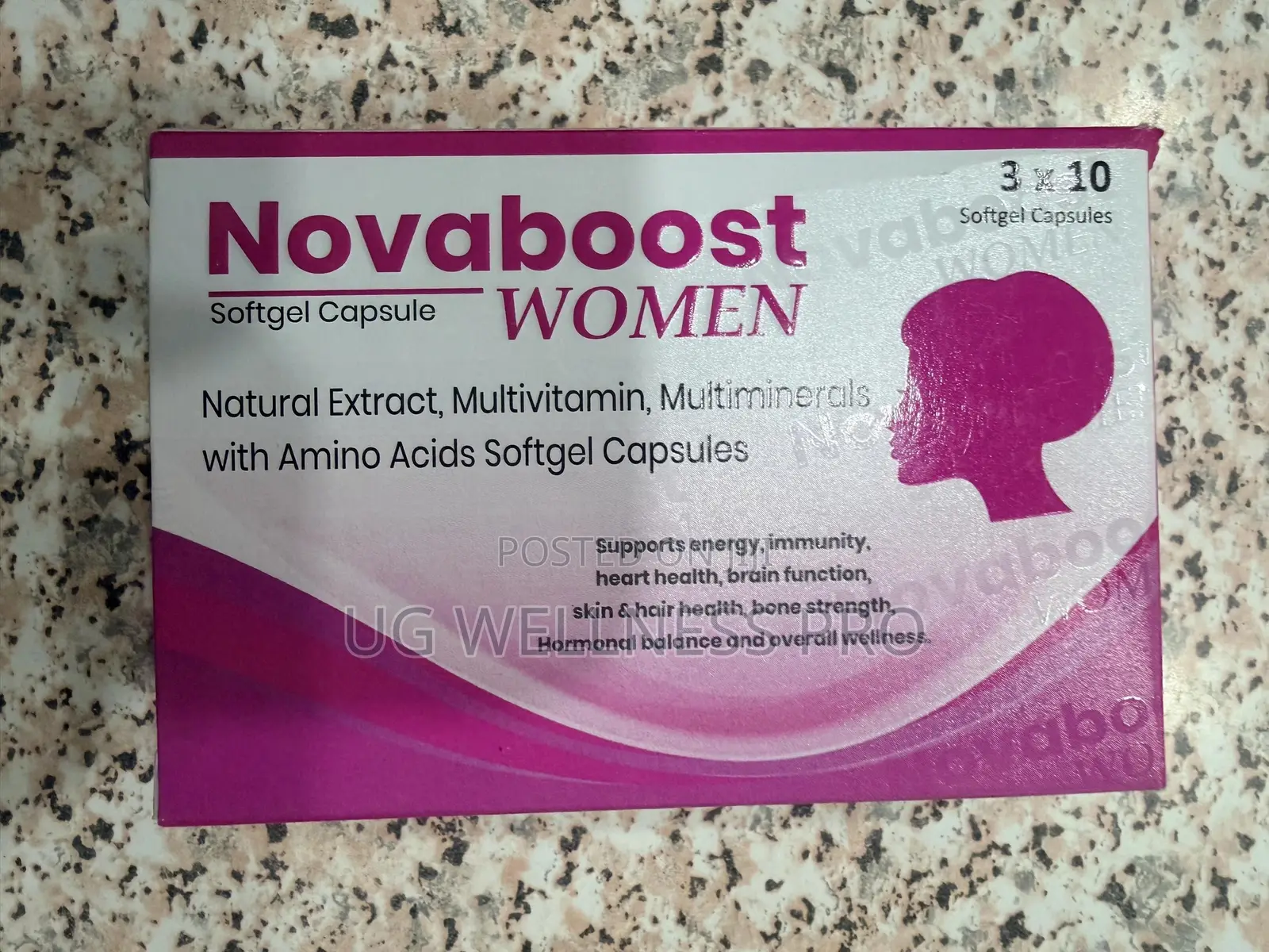 Novaboost Women Multivitamin & Minerals Energy & Hormonal Support 30s