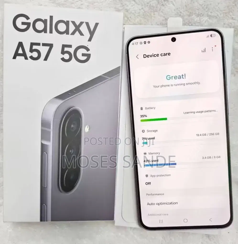 New Samsung Galaxy A57 256 GB Gray
