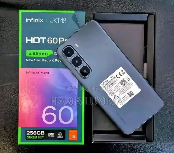 New Infinix Hot 60 Pro+ 256 GB Black