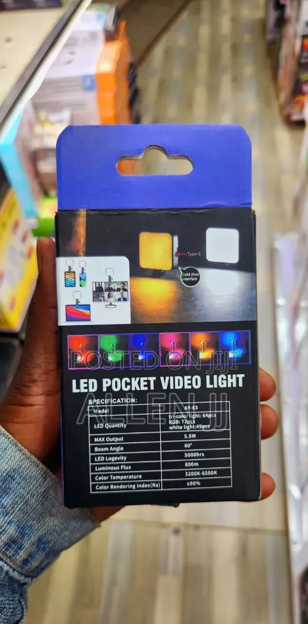 Led Pocket Video Light.