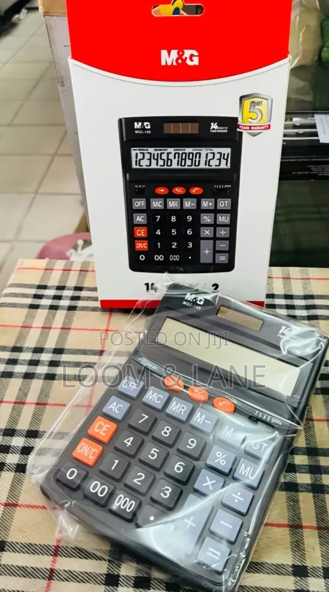 M&G 14-Digit Desktop  Business Calculator