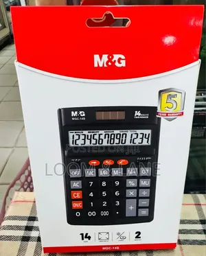 M&G 14-Digit Desktop  Business Calculator