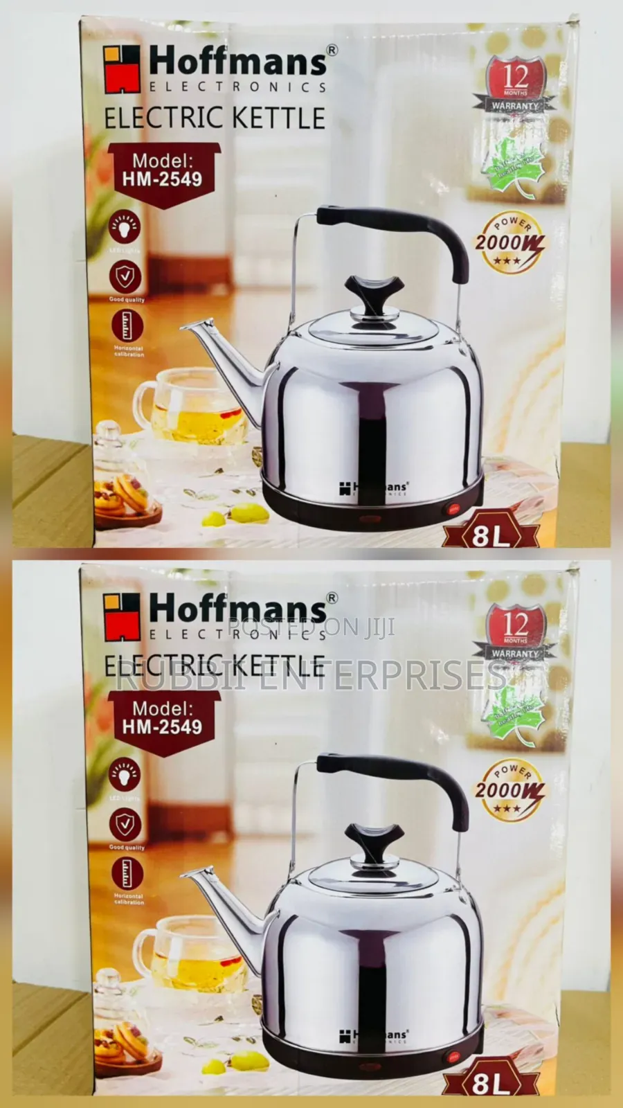 Hoffmans Electric Kettle  8L HM - 2549