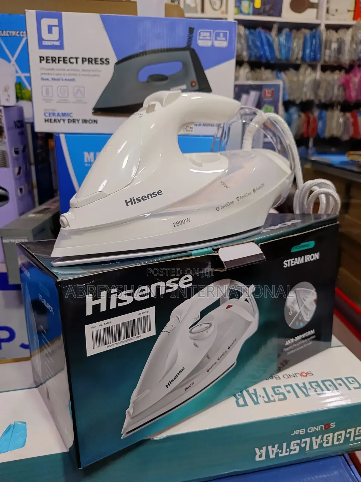 Hisense Steam Iron Hisense Ceramic Soleplate Flat Iron