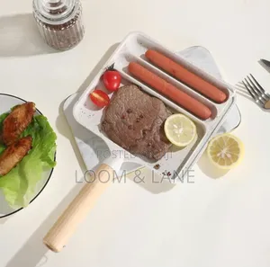 3-in-1 Partitioned Non-Stick Breakfast Frying Pan