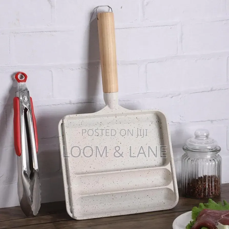 3-in-1 Partitioned Non-Stick Breakfast Frying Pan