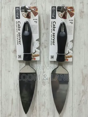 2pcs Stainless Steel Cake Servers