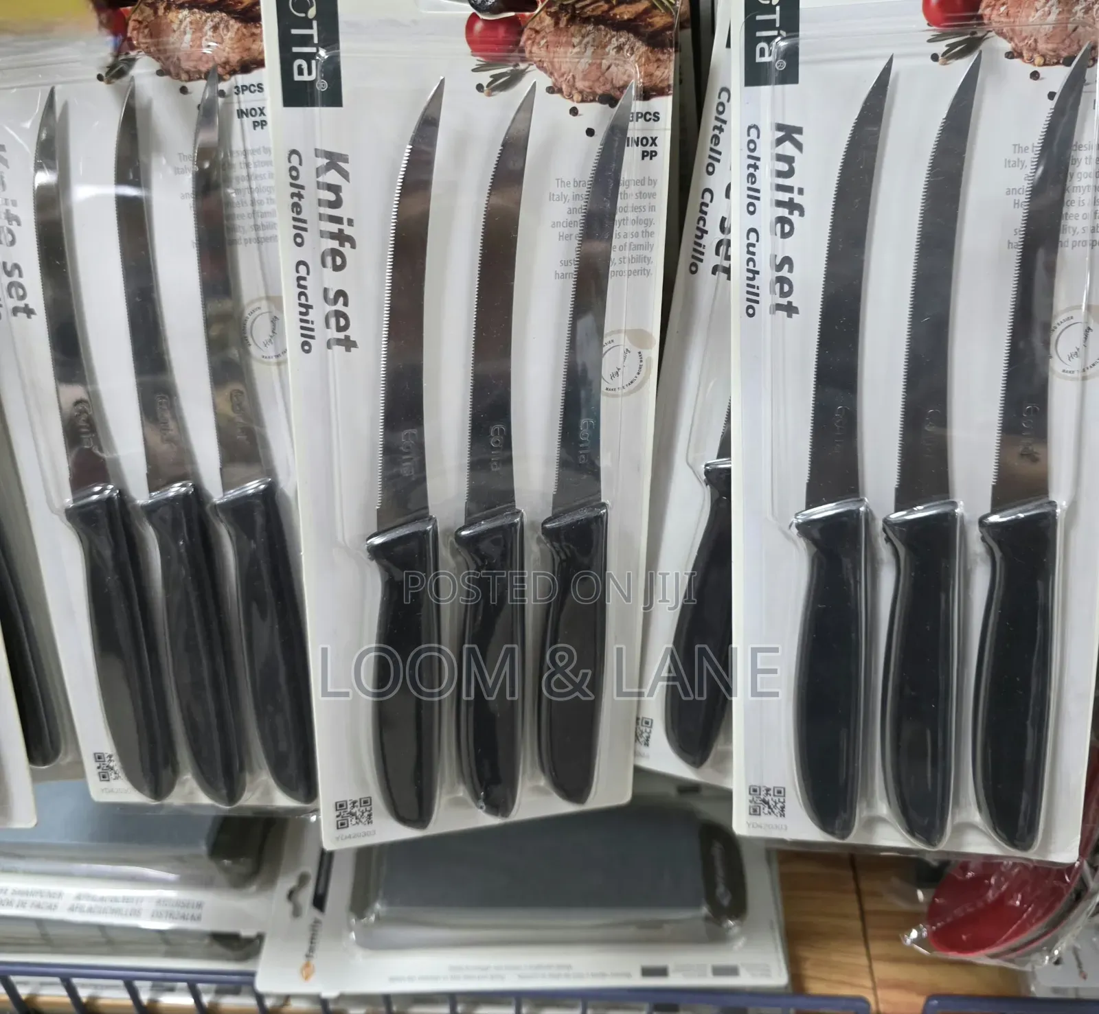 3pcs Kitchen Steak Knives
