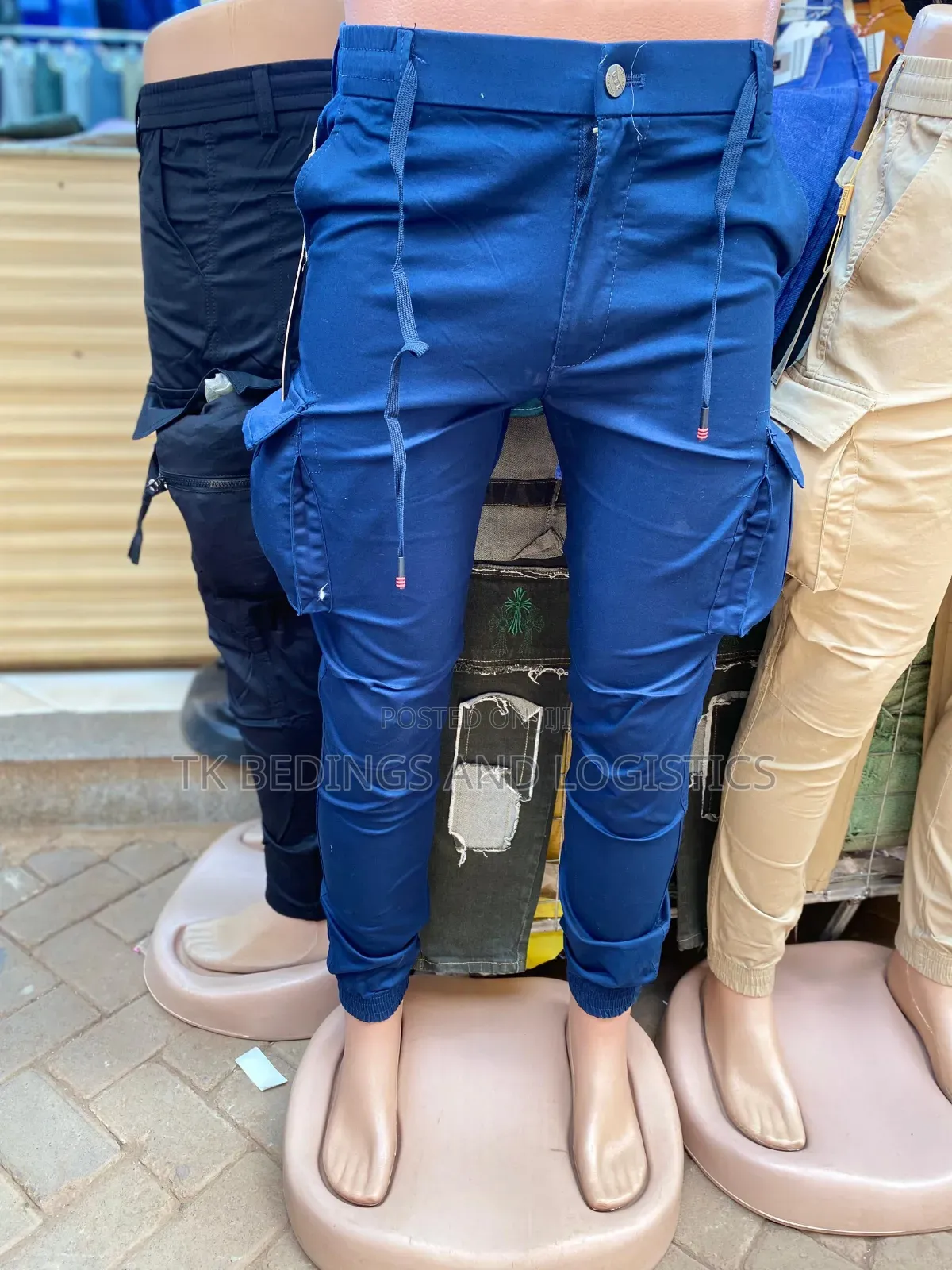 Navy Blue Cargo Pant