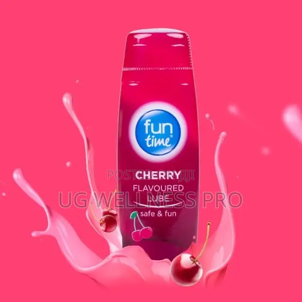 Fun Play Time Cherry Flavored Water-Based Lube Edible Personal Gel 75