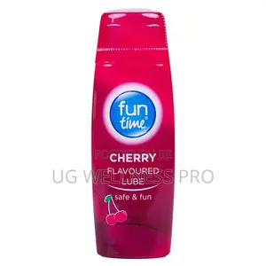 Fun Play Time Cherry Flavored Water-Based Lube Edible Personal Gel 75