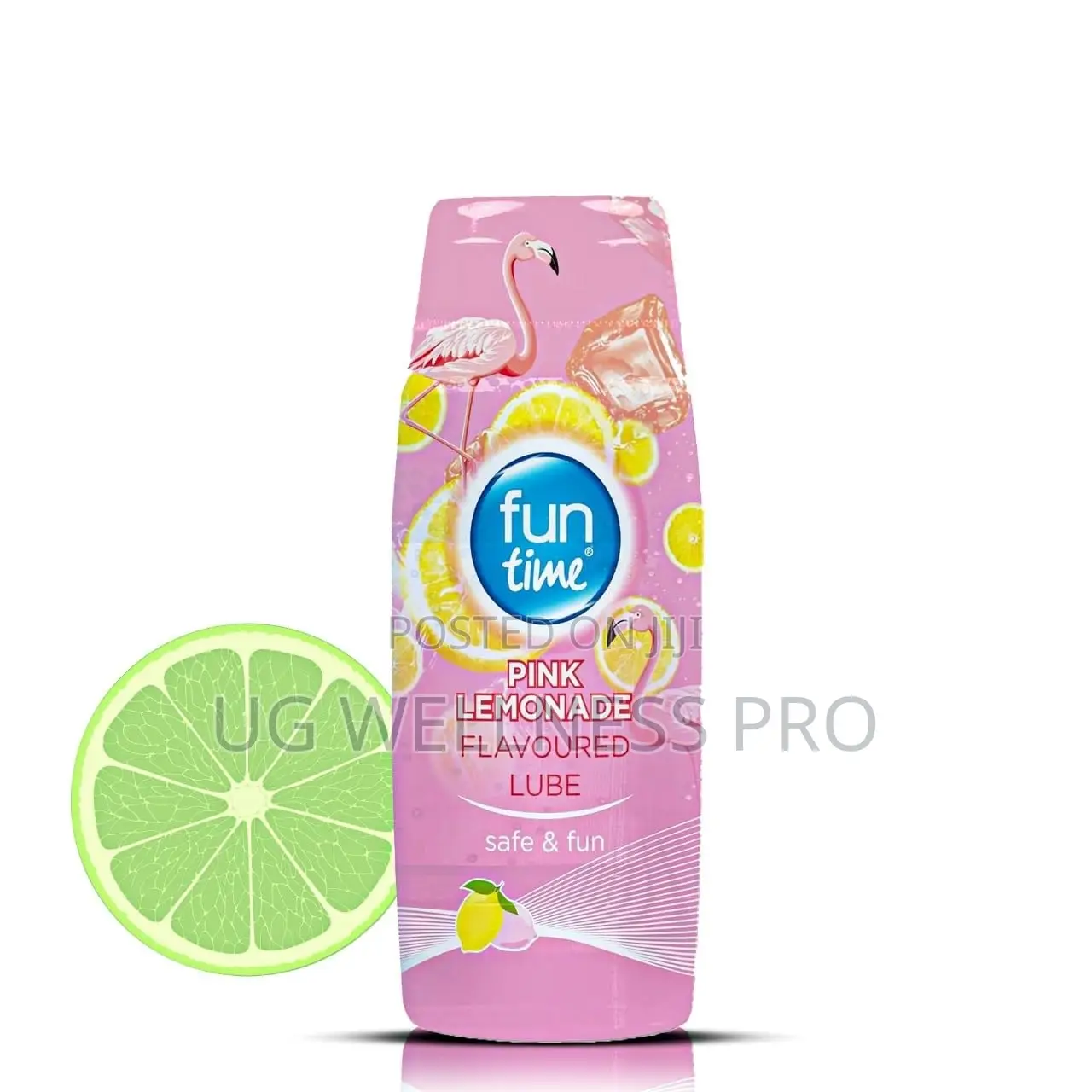 Fun Time Pink Lemonade Water-Based Lube Edible Personal Lubricant 75ml