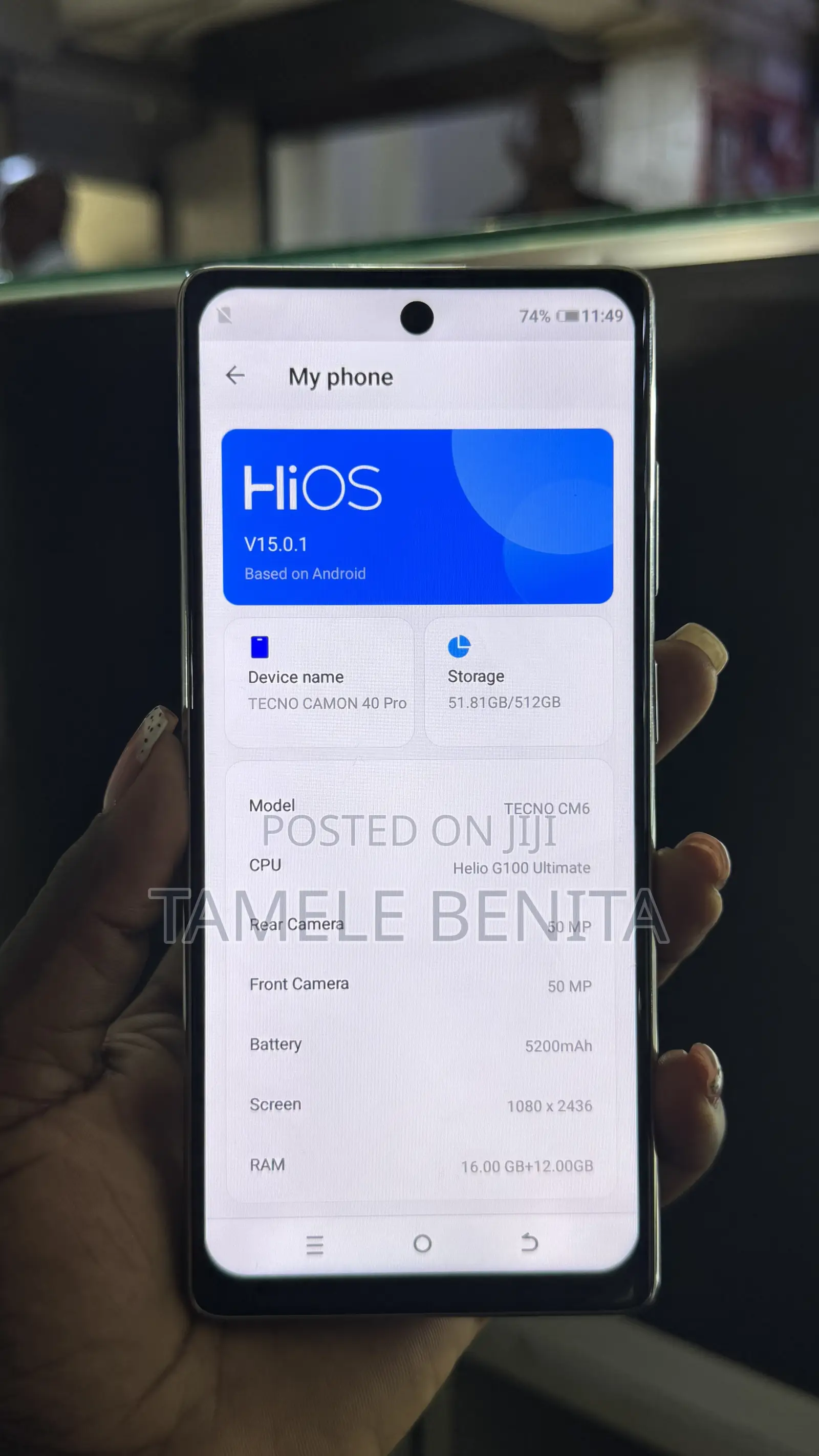 Tecno Camon 40 256 GB Green