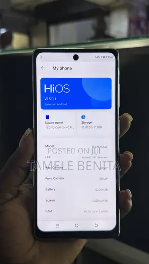 Tecno Camon 40 256 GB Green