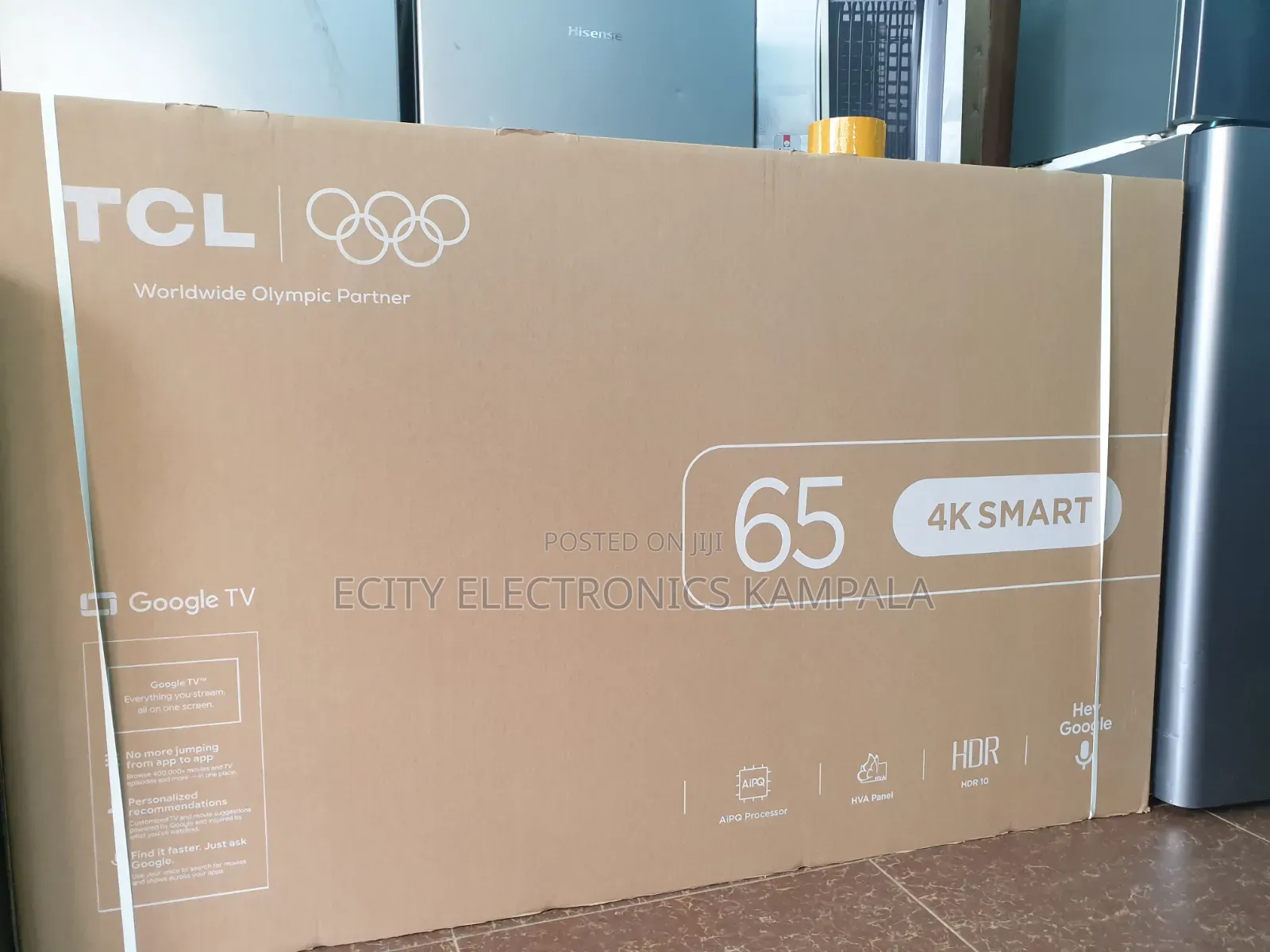 Boxed TCL 65" 4k