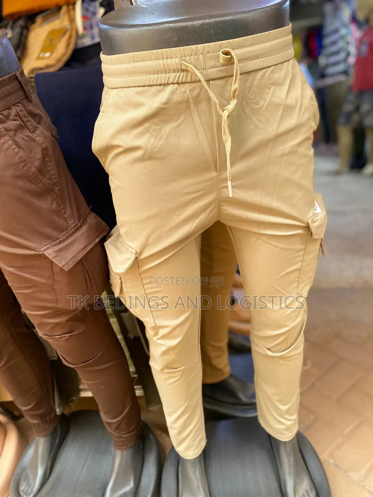 Brown Cargo Men Pants