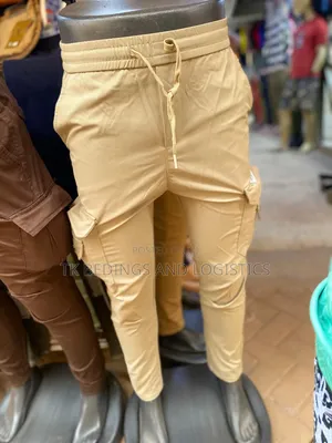 Brown Cargo Men Pants