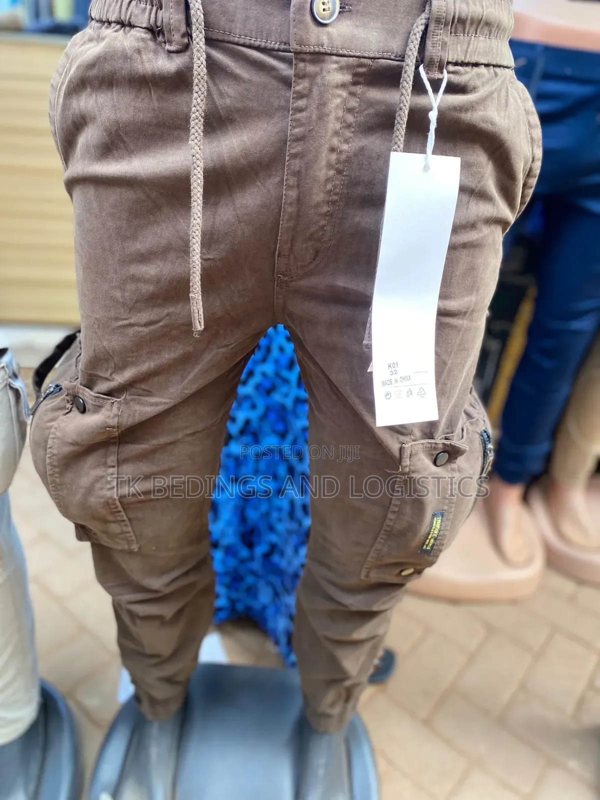 Coffee Brown Men Cargo Pant