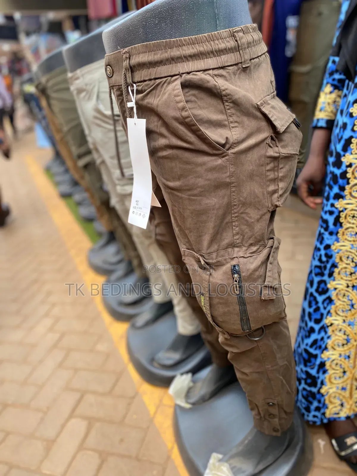 Coffee Brown Men Cargo Pant
