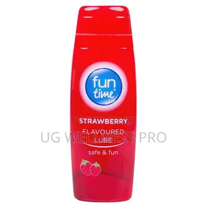 Fun Play Time Strawberry Flavored Water-Based Lube (75ml) - Edible Gel