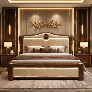 It's 6by6 Size of Bed Made in Very Hard Wooden Timble