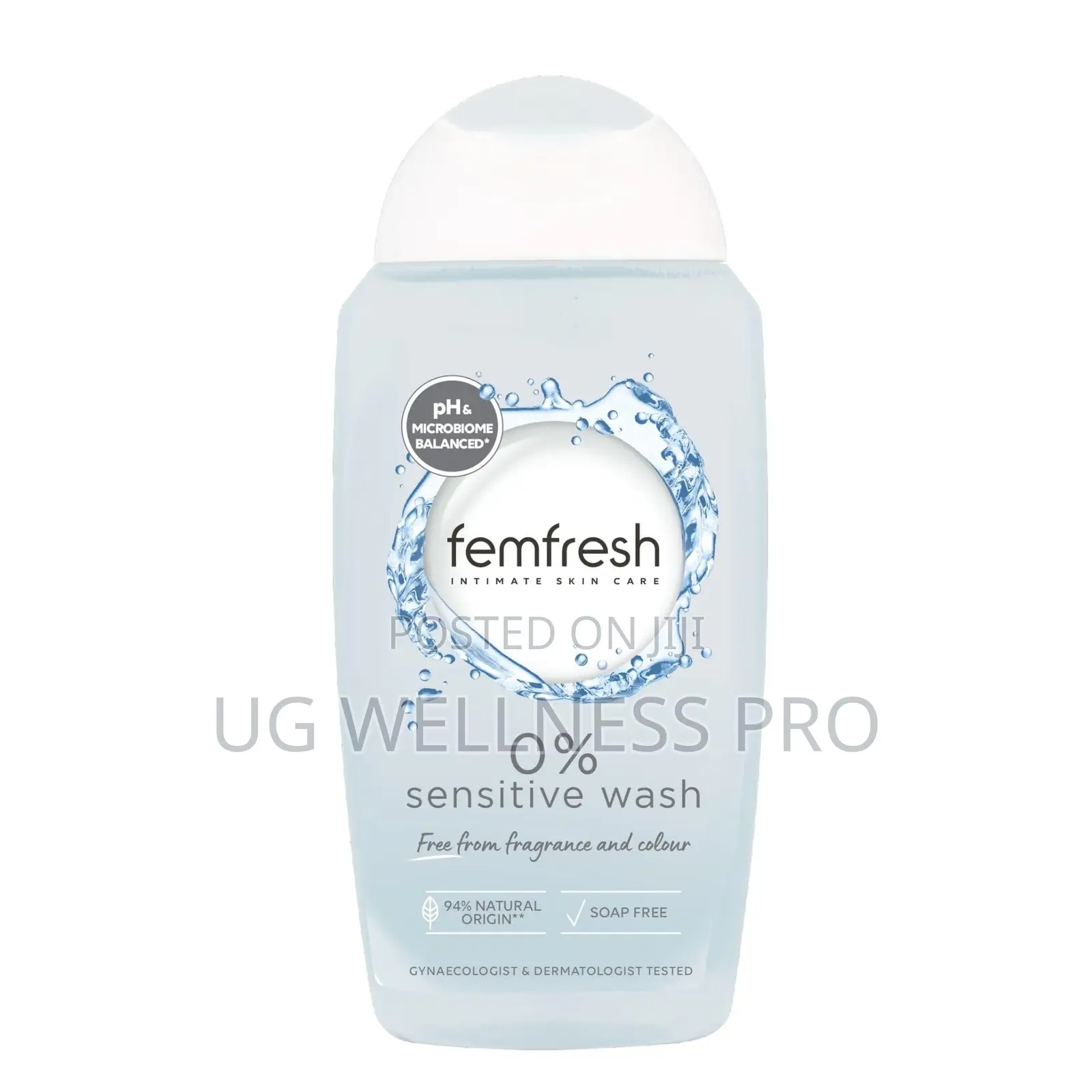 Femfresh Intimate Skin Care 0% Sensitive Wash Soap & Fragrance Free
