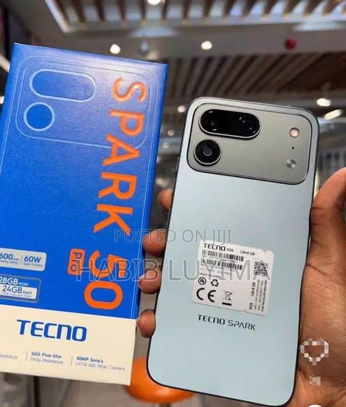 New Tecno Spark 50 Pro 256 GB Gray