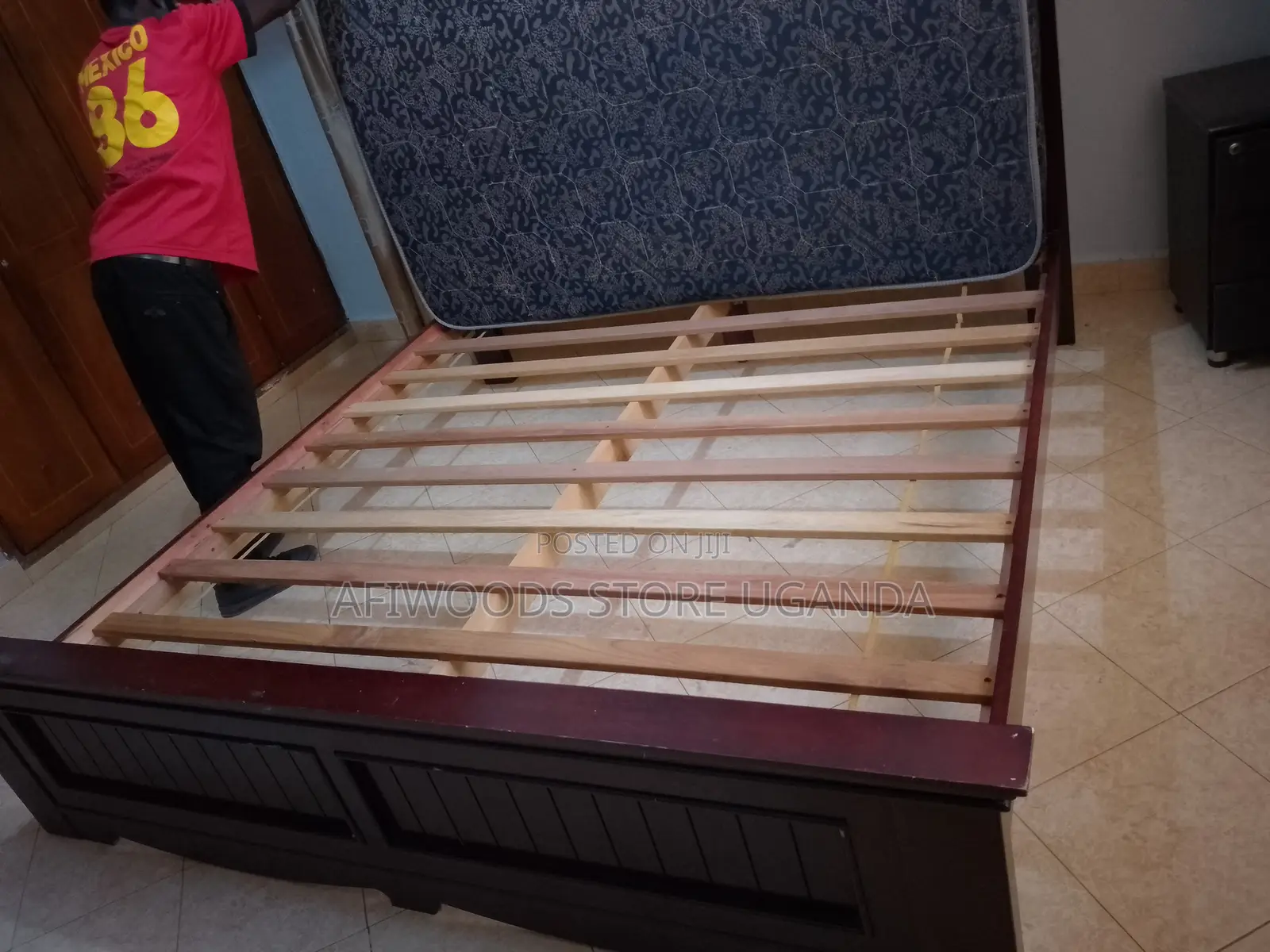 6 by 6 Bed Imported in Good Condition for Sale in Entebbe