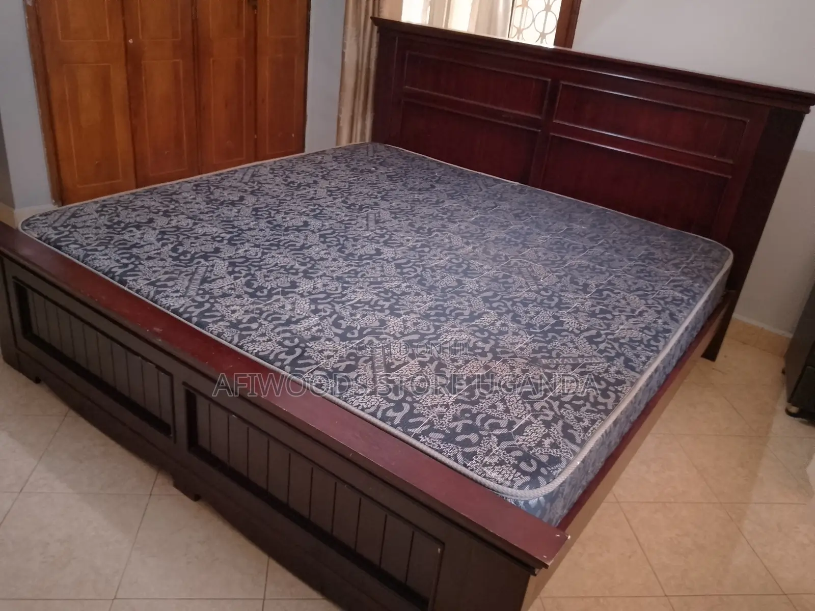 6 by 6 Bed Imported in Good Condition for Sale in Entebbe