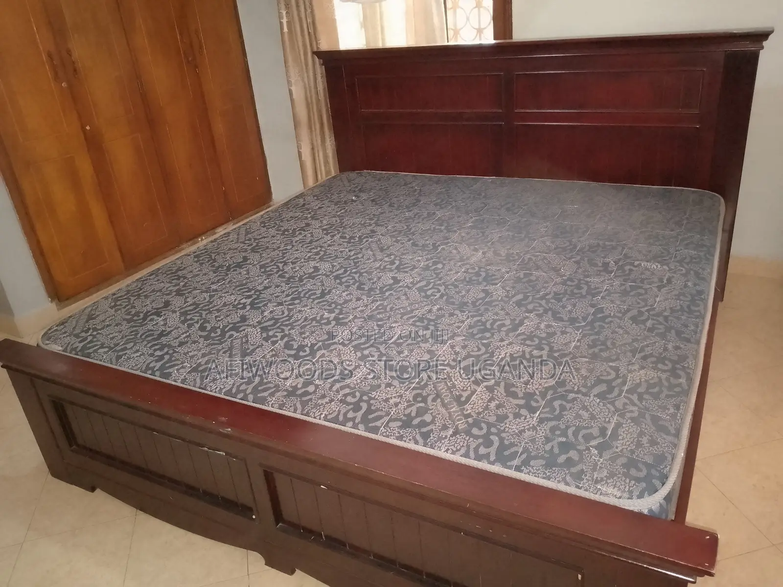 6 by 6 Bed Imported in Good Condition for Sale in Entebbe