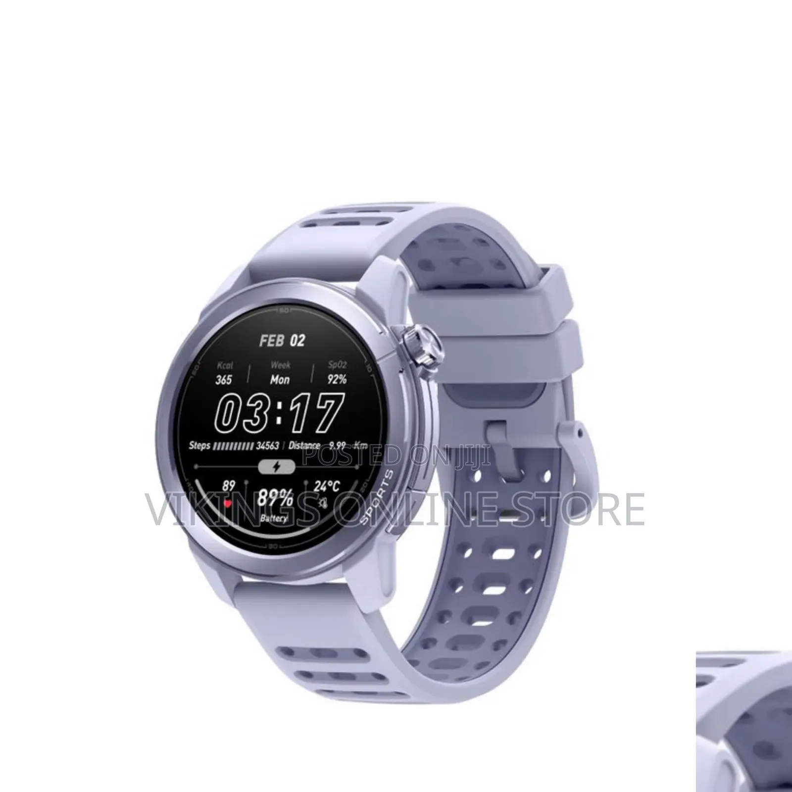 Mibro GS Active2 Running GPS Smartwatch in the Light Purple Color