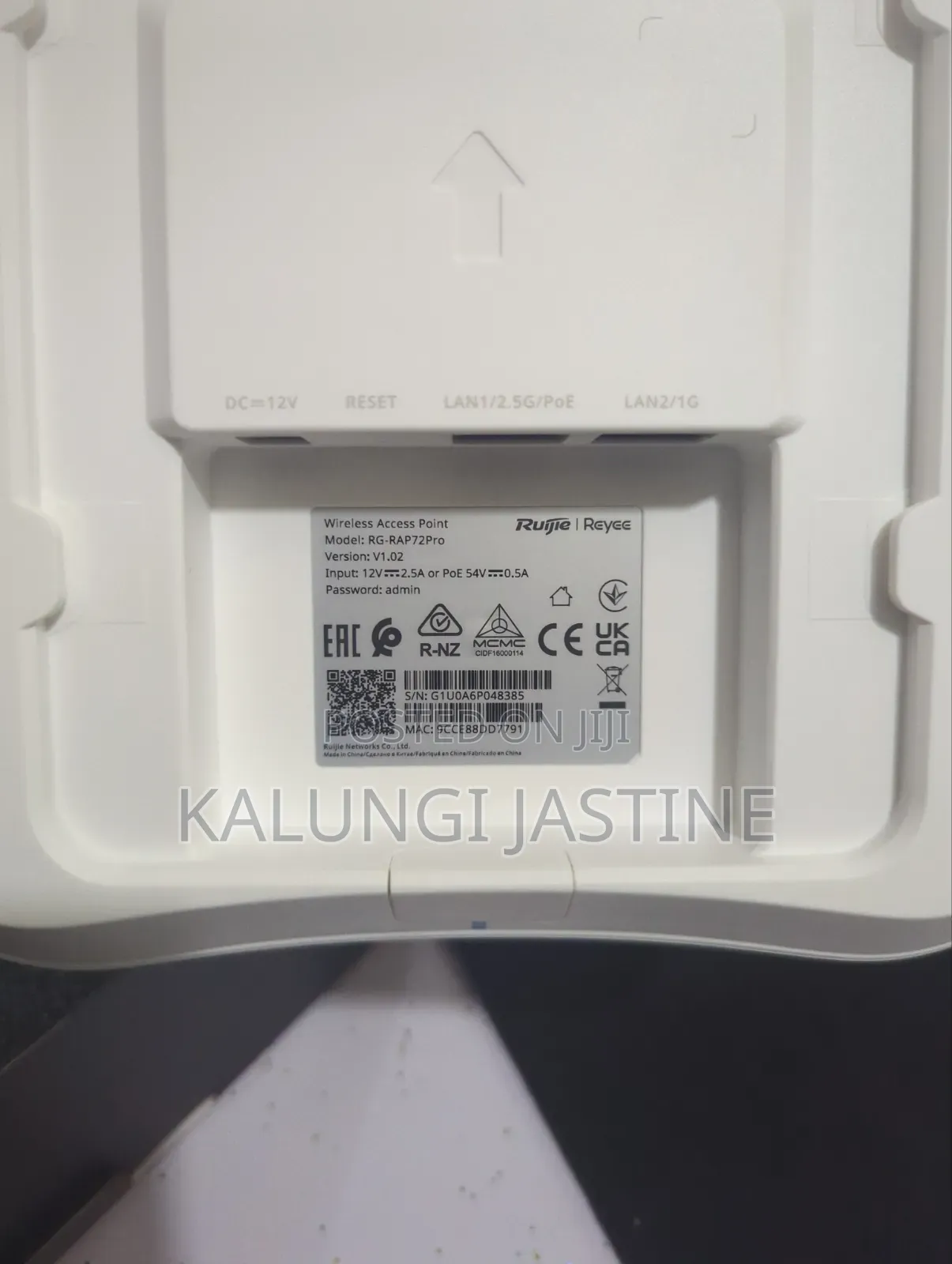 Ruijie Rg-Rap72pro Wifi 7 Be5040 Dual Band Ceiling Ap