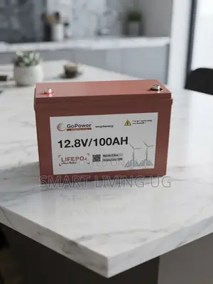 GoPower 12.8V 100Ah LiFePO4 Solar Battery - Maintenance Free xAZ