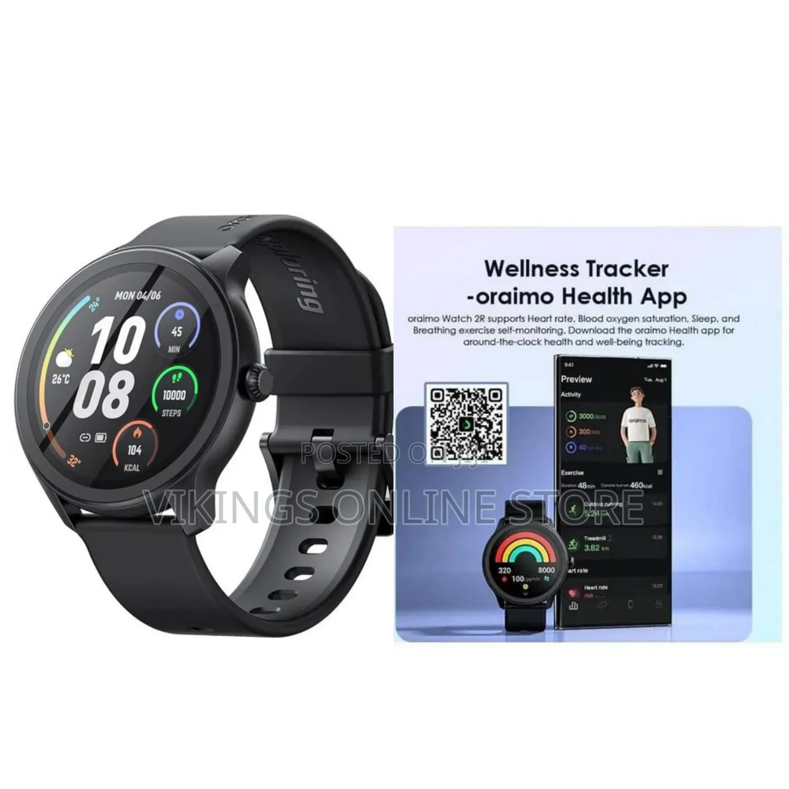 The Oraimo Watch 2R (Model: OSW-30)