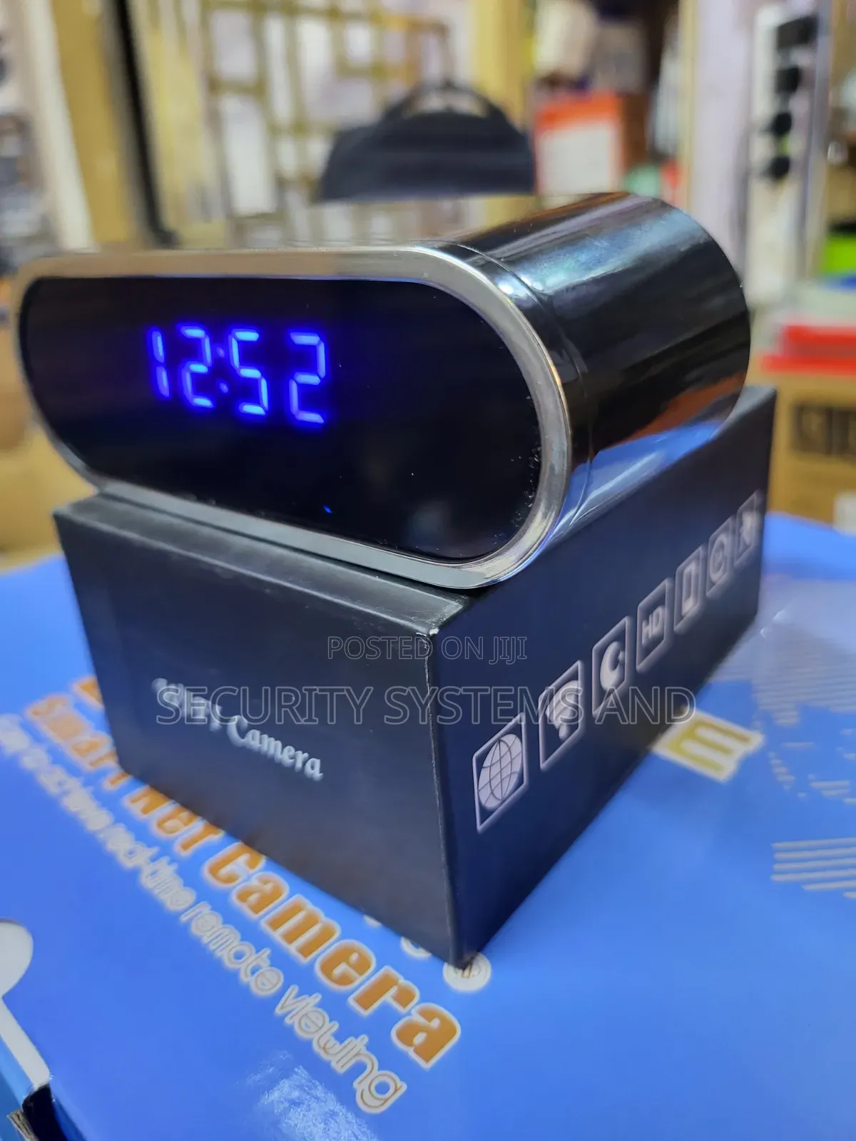 Digital Clock Spy Camera Full HD With Night Vision and Rechargeable